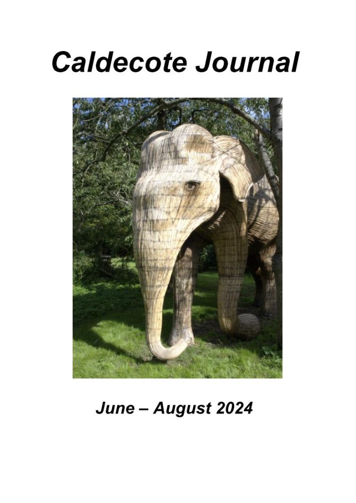 image of an ornamental elephant in a wood 